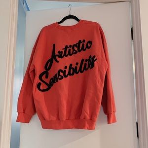 Another in Seoul "ARTISTIC SENSIBILITY" Crewneck Sweatshirt